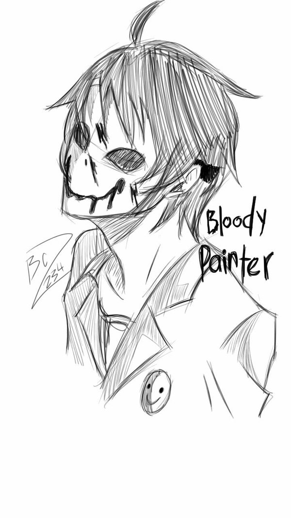 600x1067 The Bloody Painter By Battlecat234