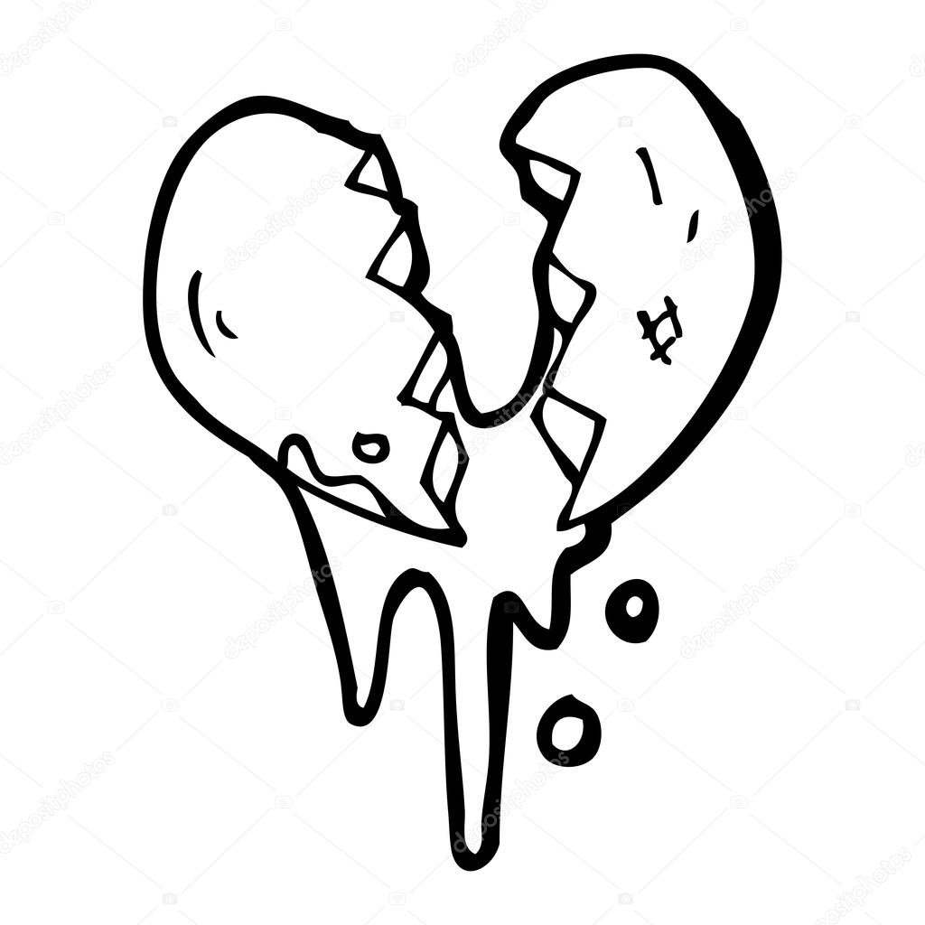 1024x1024 Bloody Heart Tattoo Stock Vector Lineartestpilot