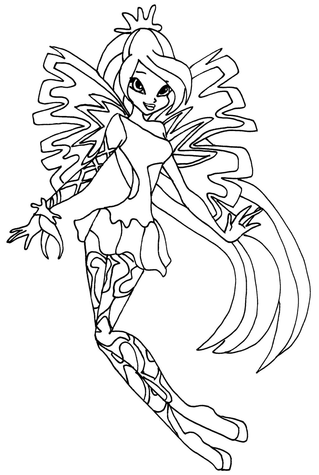 1024x1524 Winx Club Bloom Sirenix Coloring Pages Locuri De Vizitat
