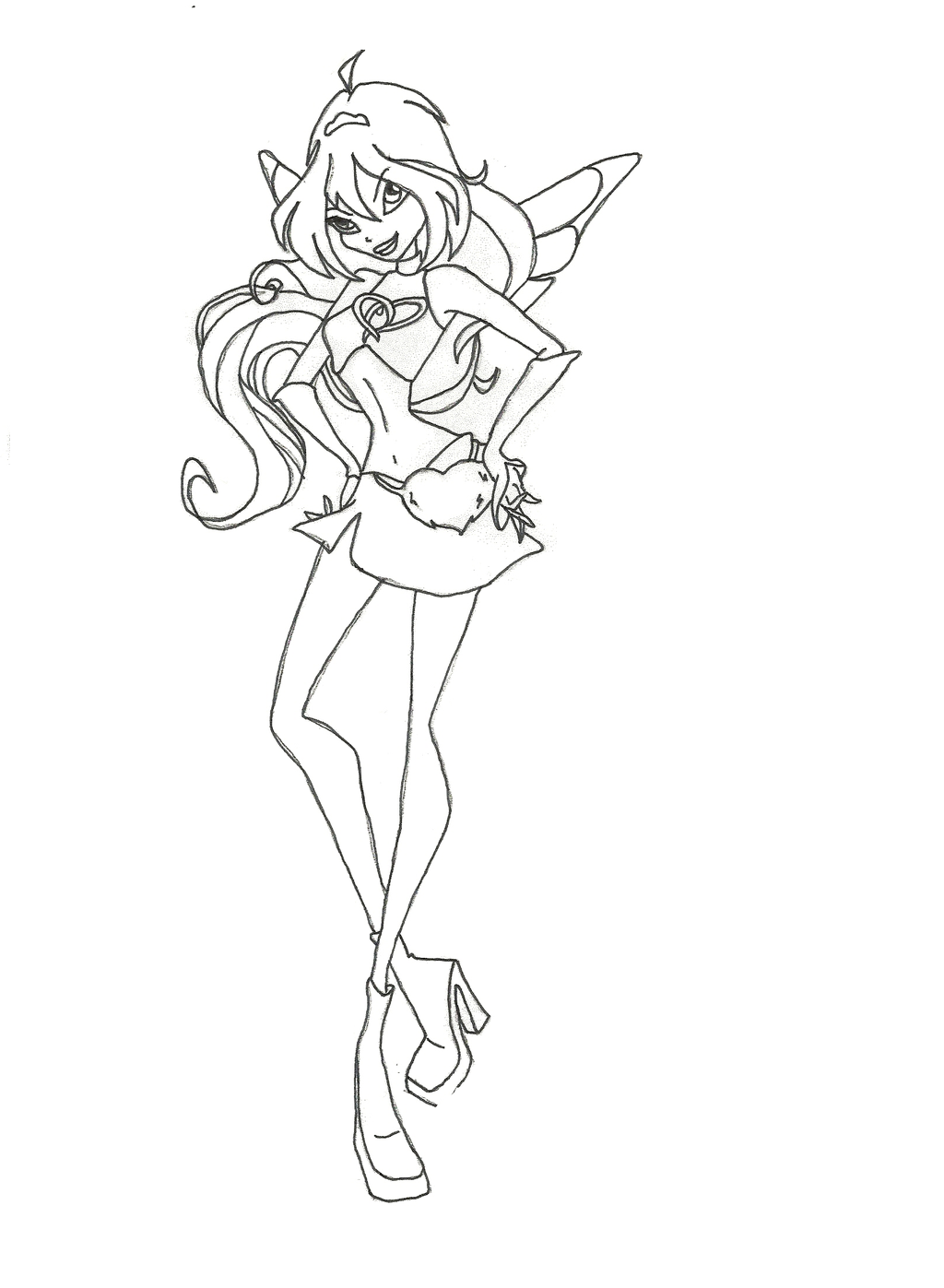 1024x1397 Winx Club Charmix Bloom Coloring Page By Winxmagic237