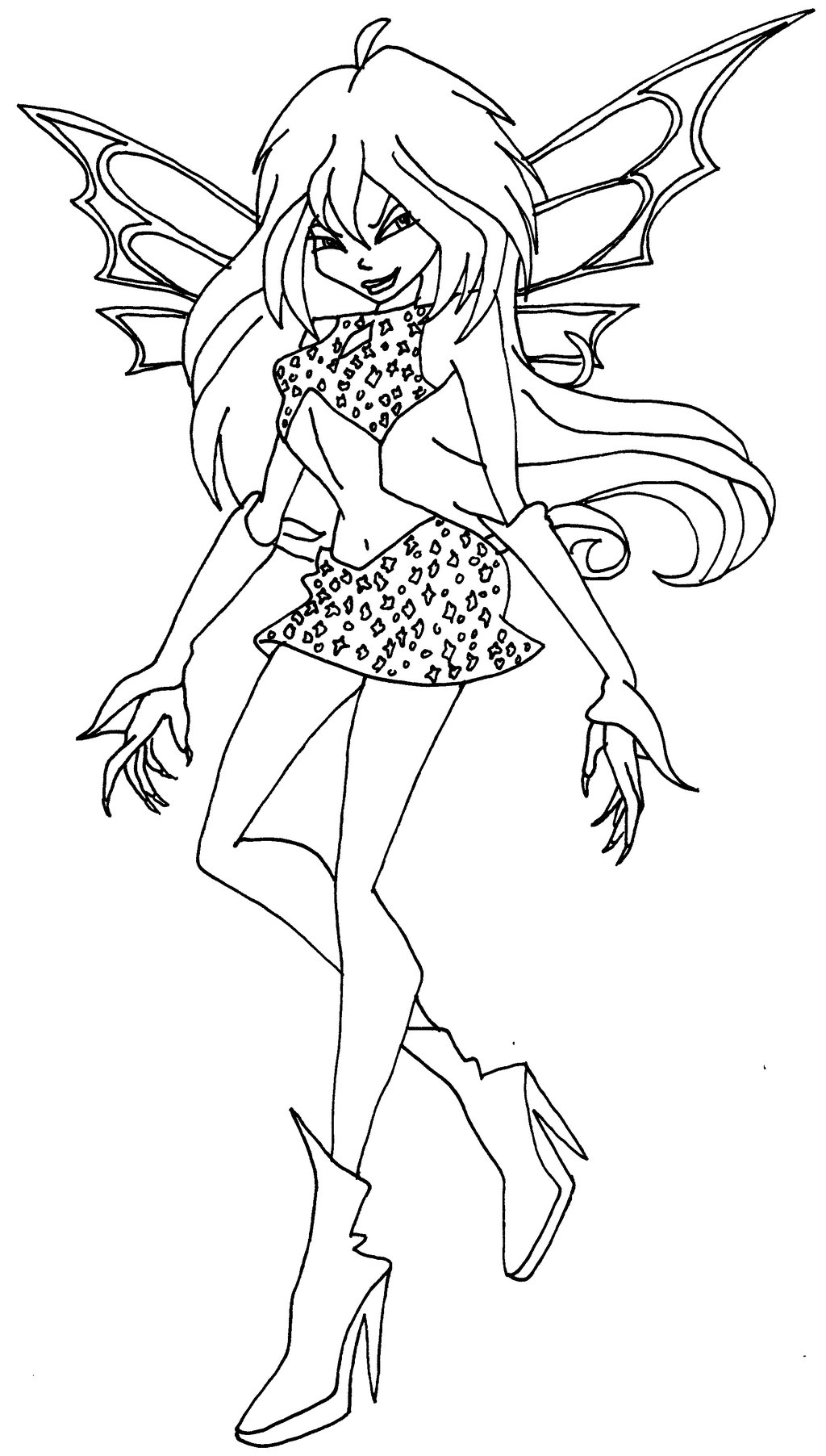 1024x1804 Dark Bloom By Elfkena