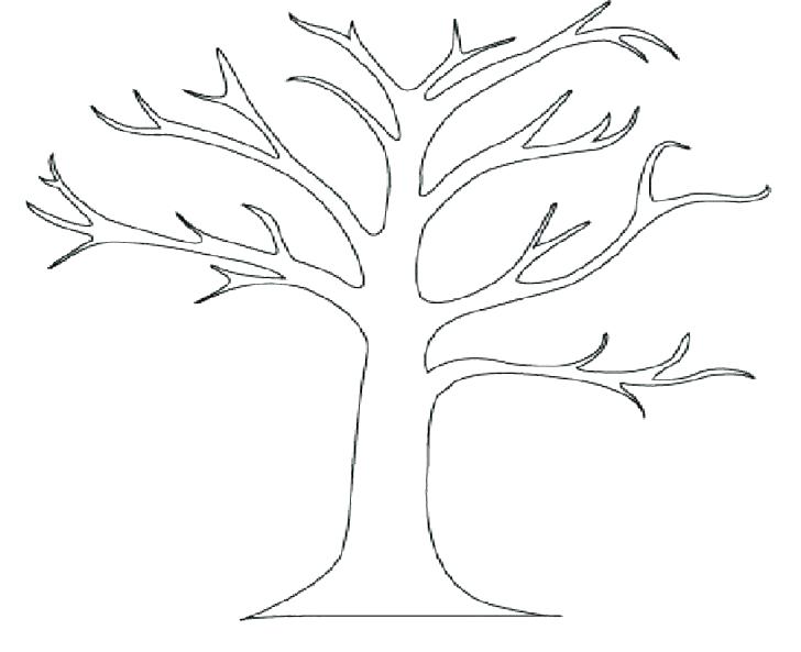 728x593 Winter Tree Coloring Page Cherry Blossom Tree Coloring Pages Page