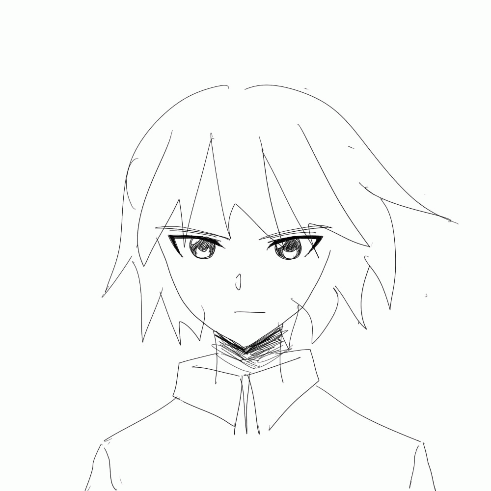 1000x1000 Journey Of An Aspiring Weeabu Animator Basic 3 Frame Hair