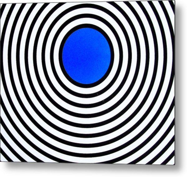 600x567 Dark Blue Circle Painting By Scott Shaver