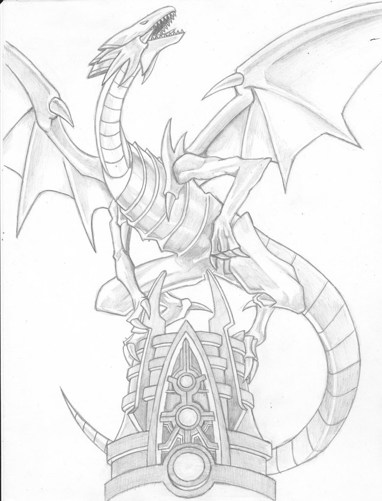 781x1022 Blue Eyes White Dragon By Sdkzero