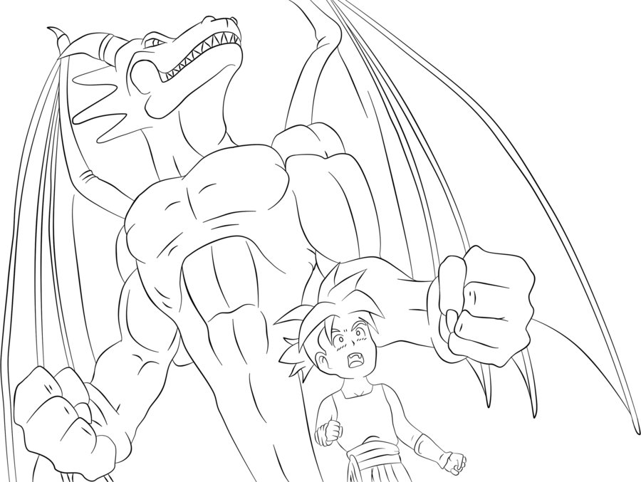 900x677 Blue Dragon, Shu Digilineart By Lookash14