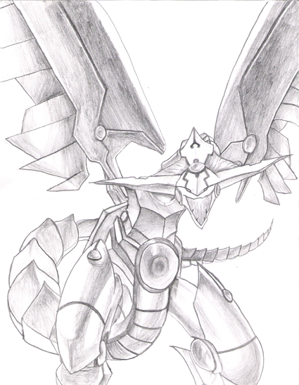 425x548 Blue Eyes Shining Dragon By Eldi13