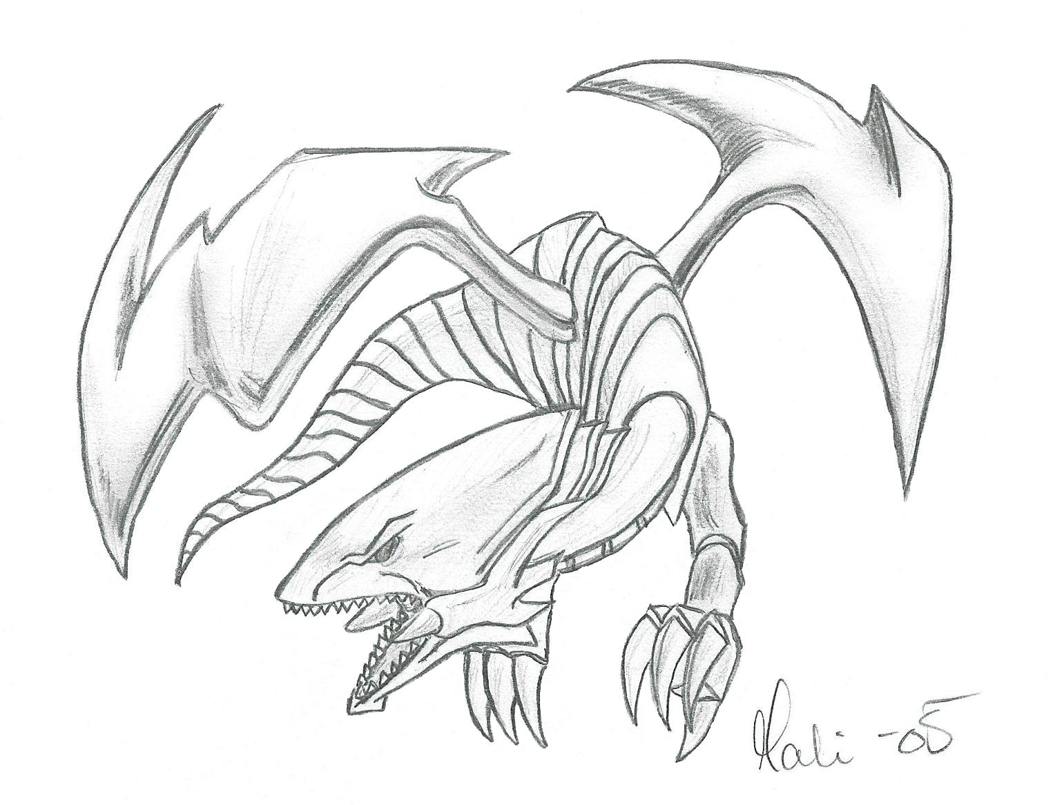 1541x1166 Blue Eyes White Dragon By Essenceofthedark