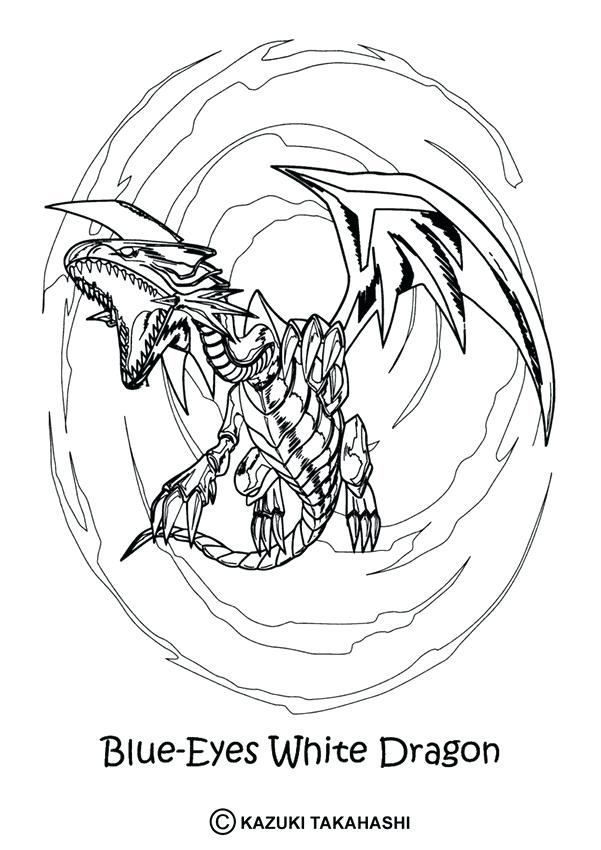 601x850 Oh Blue Eyes Ultimate Dragon Colouring Page Eye Coloring Pages