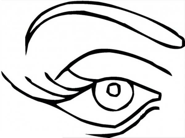 600x448 Coloring Pages Blue Eye Peoples Body Free Printable 31788