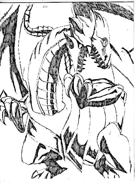 448x604 Yu Gi Oh! Blue Eyes White Dragon By Zakhero