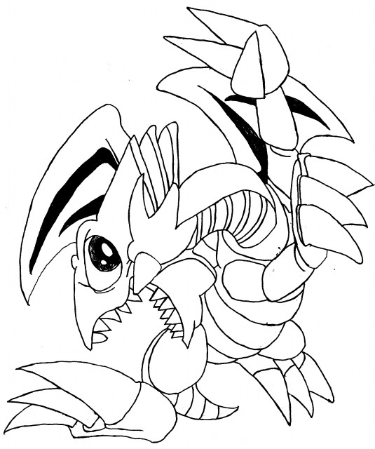 Blue Eyes White Dragon Drawing at GetDrawings | Free download