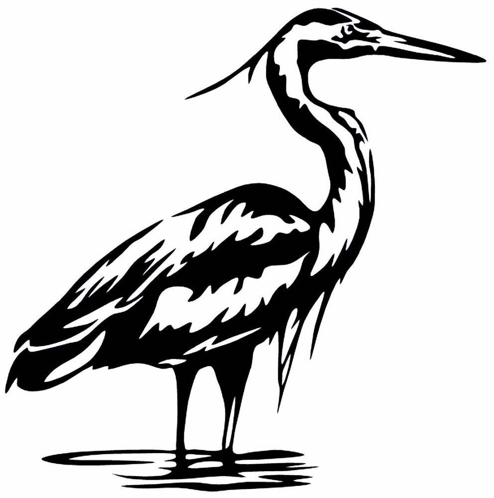 Blue Heron Drawing at GetDrawings | Free download