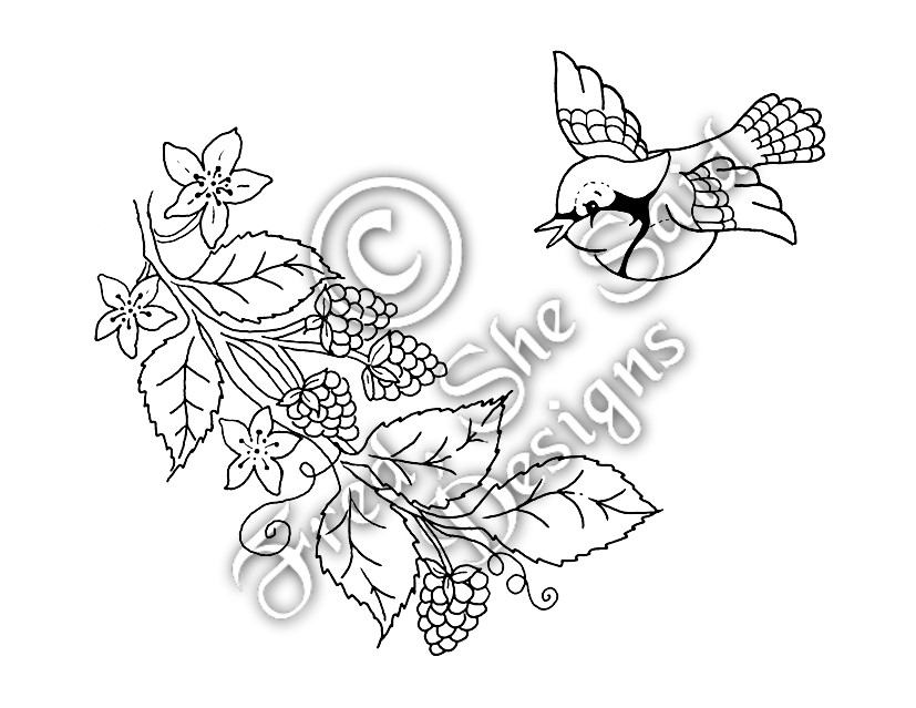 827x639 Fred, She Said Designs The Store Flying Birds Series Blue