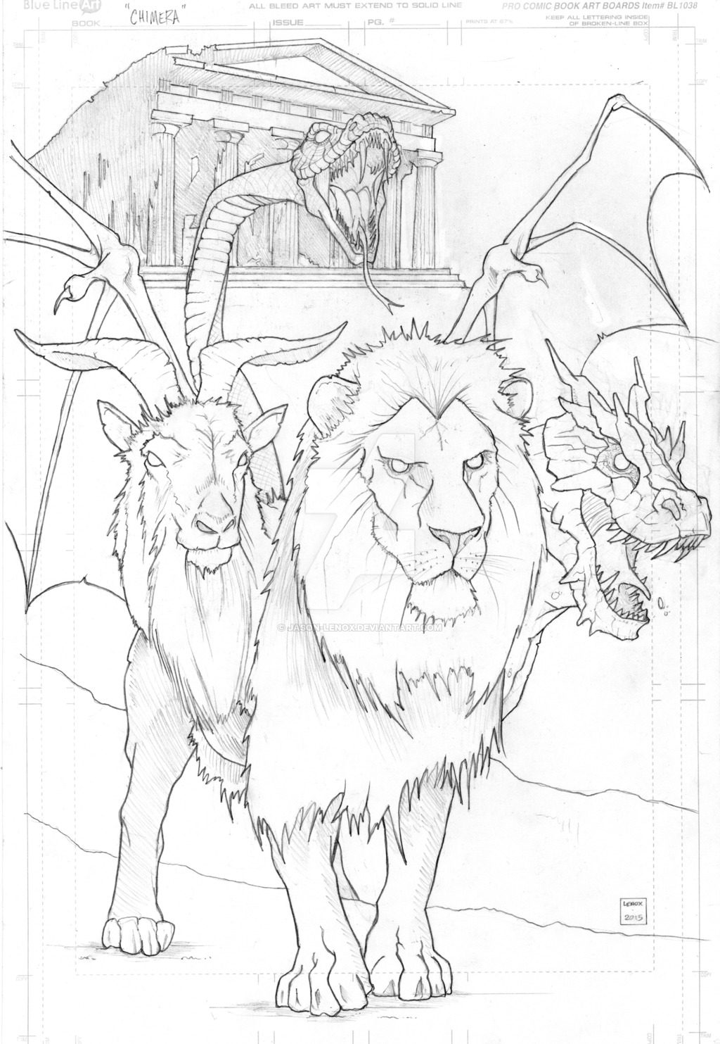 1024x1483 Chimera Pencils By Jason Lenox