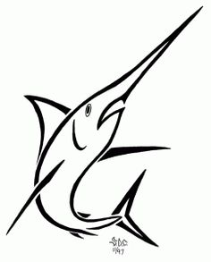 236x293 Afbeeldingsresultaat Voor Swordfish Drawing Drawings
