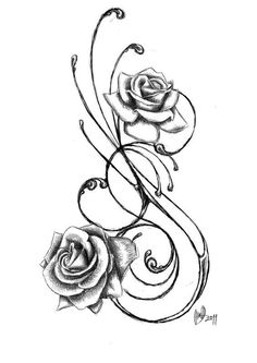 236x333 Small Roses Temporary Tattoo Tattoo, Drawings And Rose