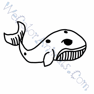 300x300 Blue Whale Coloring Pages