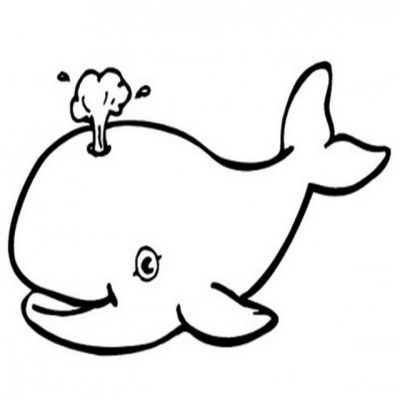 400x400 Blue Whale Clipart Drawn