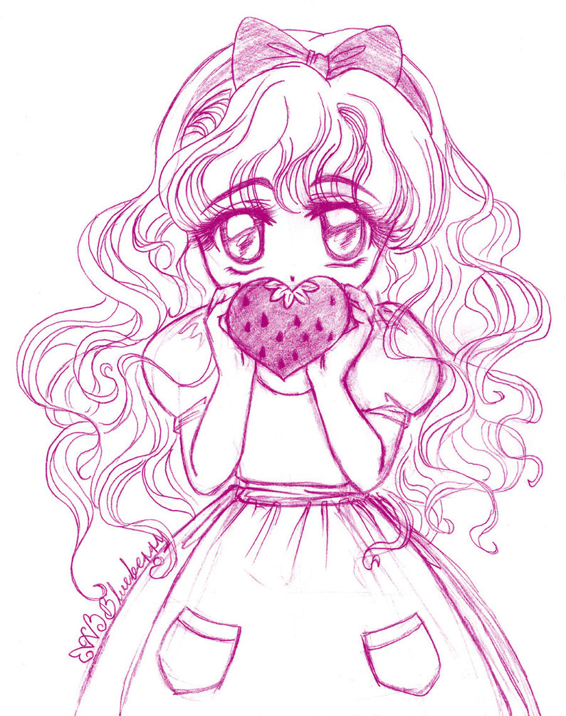 795x1005 Sketch No. 10 Sweet Strawberry By Wilwarin Blueberry