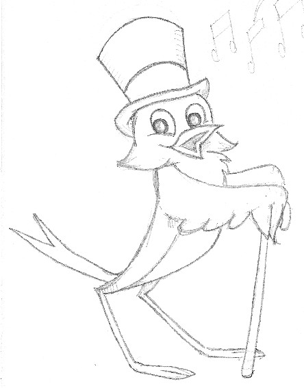 444x567 Mr. Bluebird By Drgrantz