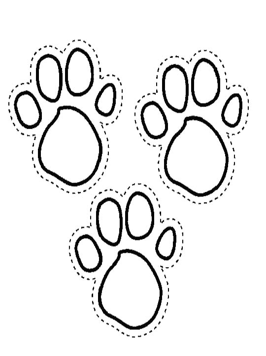 540x721 The Soles Of The Feet Of Blues Clues The Dog Coloring Pages