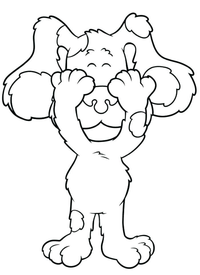 700x962 Tv Coloring Page Coloring Pages Blues Got A Hug Blues Clues