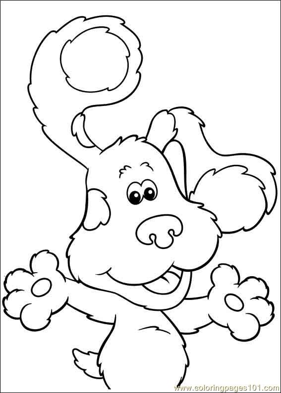 567x794 Blues Clues 19 Coloring Page