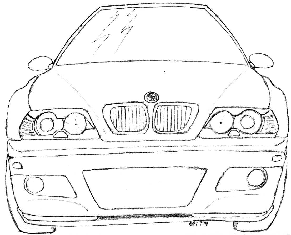 1106x894 Bmw M3 Sketch By Sexymarshmallow