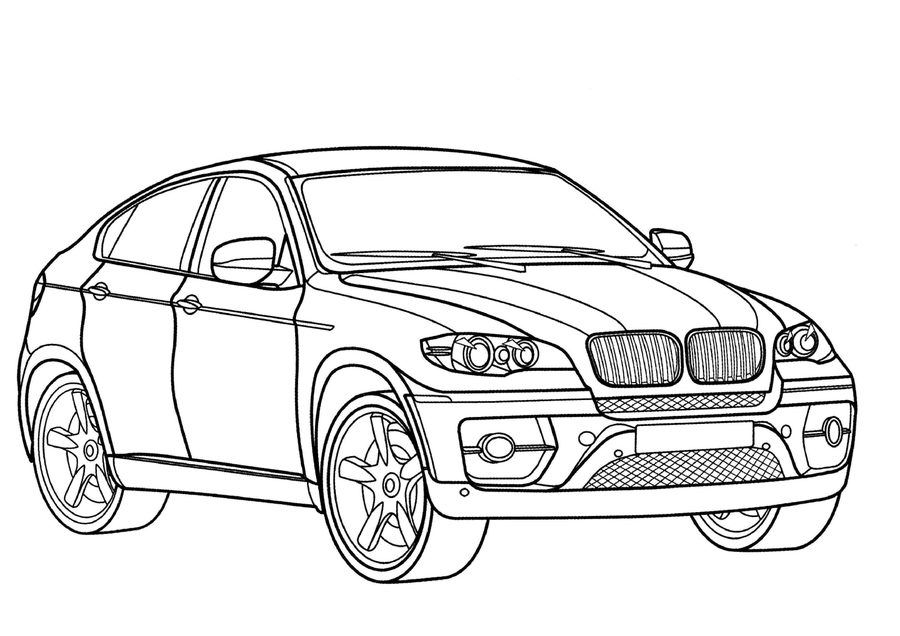 900x636 Coloring Pages Bmw, Printable For Kids Amp Adults, Free