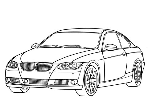 480x339 Bmw 3 Series Coloring Page Free Printable Coloring Pages