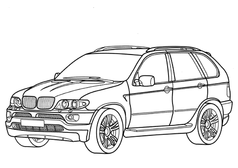 480x339 Bmw X5 Coloring Page Free Printable Coloring Pages