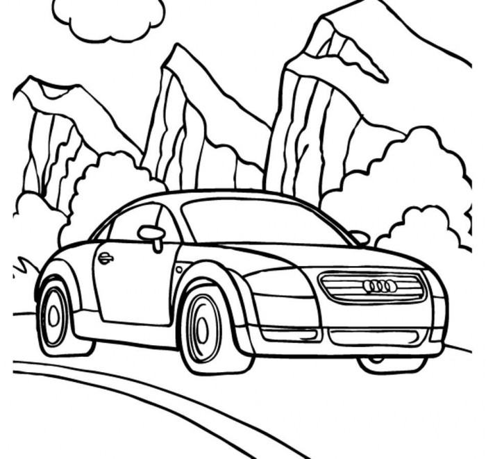 700x661 Easy Car Coloring Pages Bmw M3 Coloring Pages Easy. Easy Car