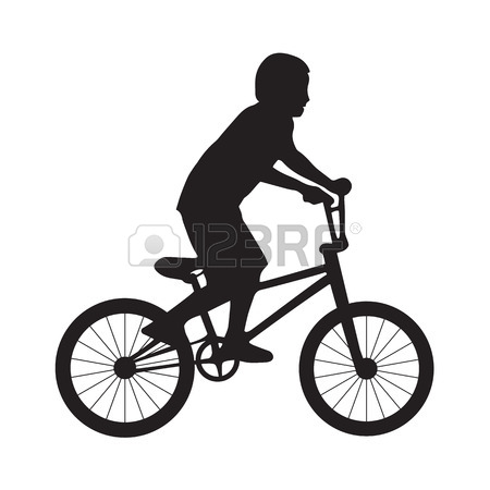 450x450 Hand Drawing Of An Yellow Bmx Bike Royalty Free Cliparts, Vectors