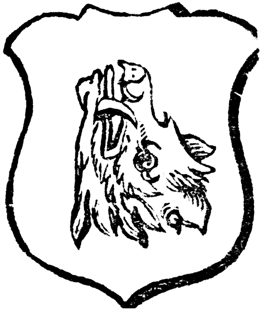 536x640 Boar's Head Erect Clipart Etc