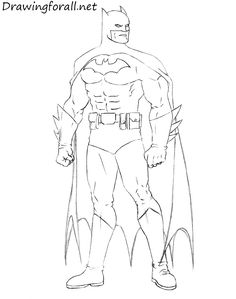 236x299 How To Draw Batman Step By Step Draw