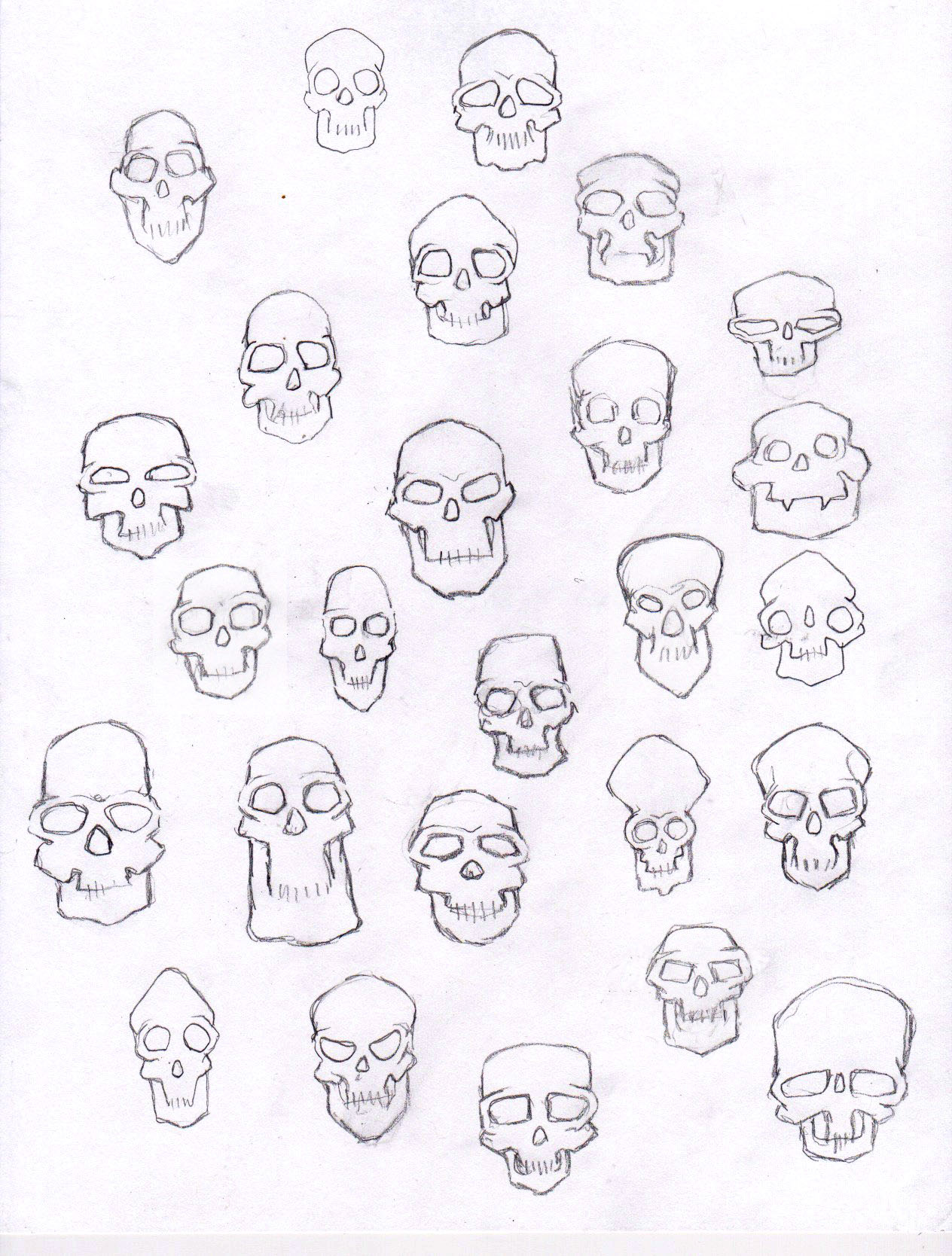 1264x1668 Skulls Doodles, Art Reference And Drawings