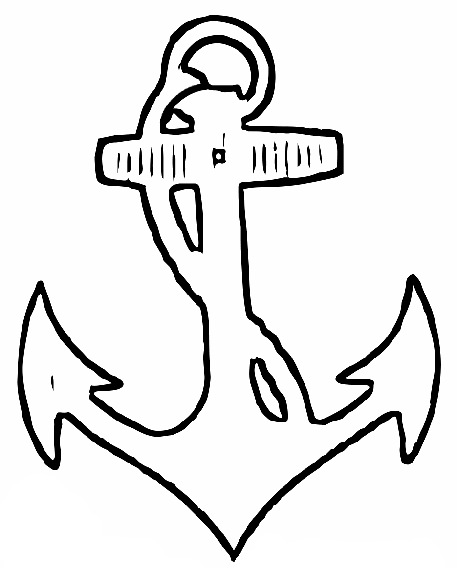 Boat Anchor Drawing at GetDrawings | Free download