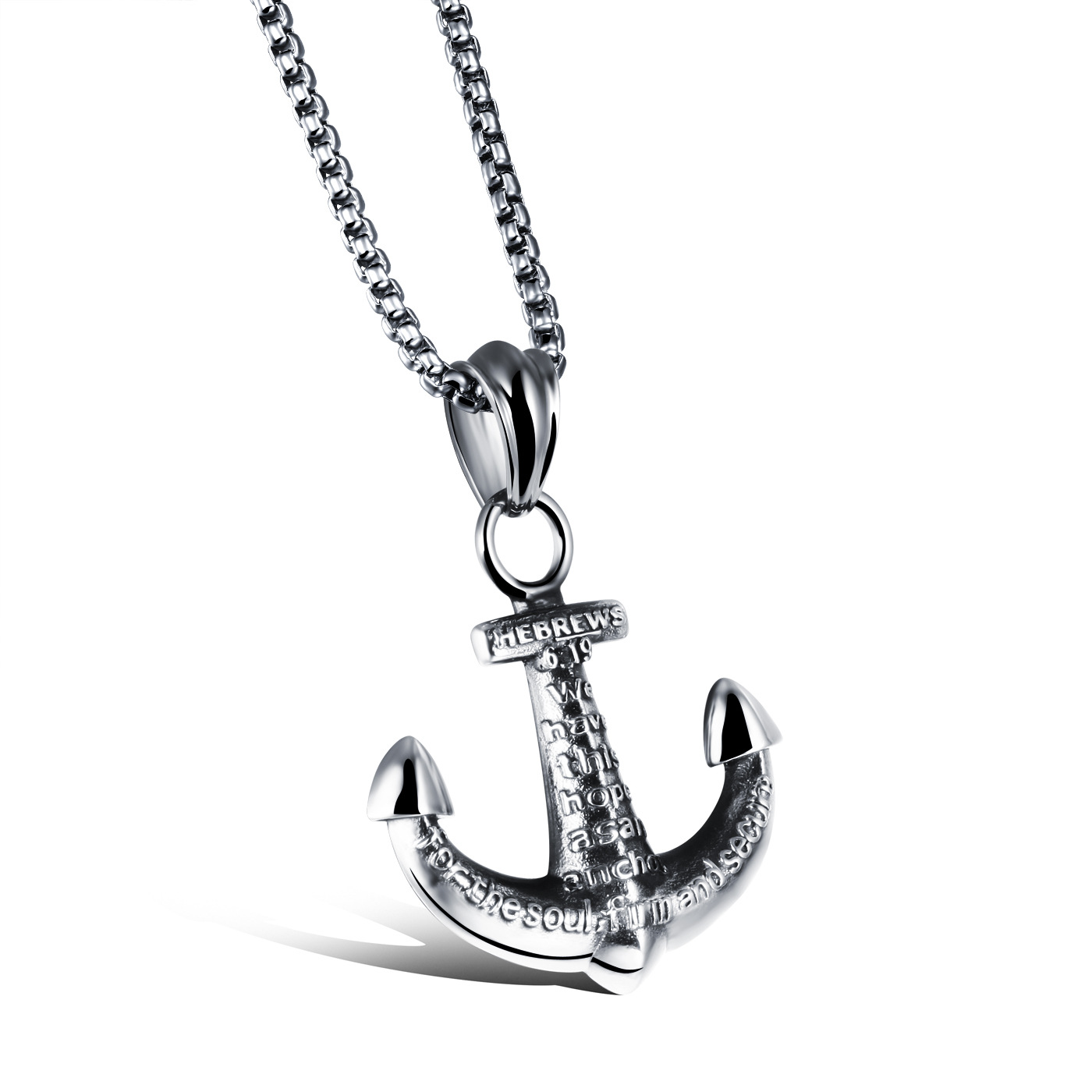 1400x1400 Boat Anchor Design Personality Cool Man Necklacesamp Pendants