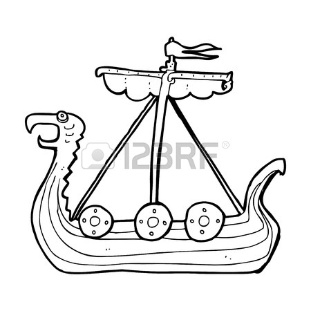 450x450 Cartoon Viking Ship Royalty Free Cliparts, Vectors, And Stock