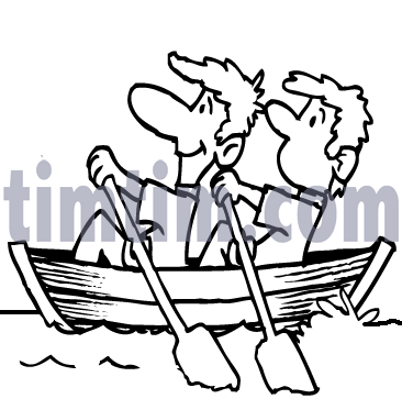 366x373 Free Drawing Of Rowboat Bw2 From The Category Boat Amp Sail