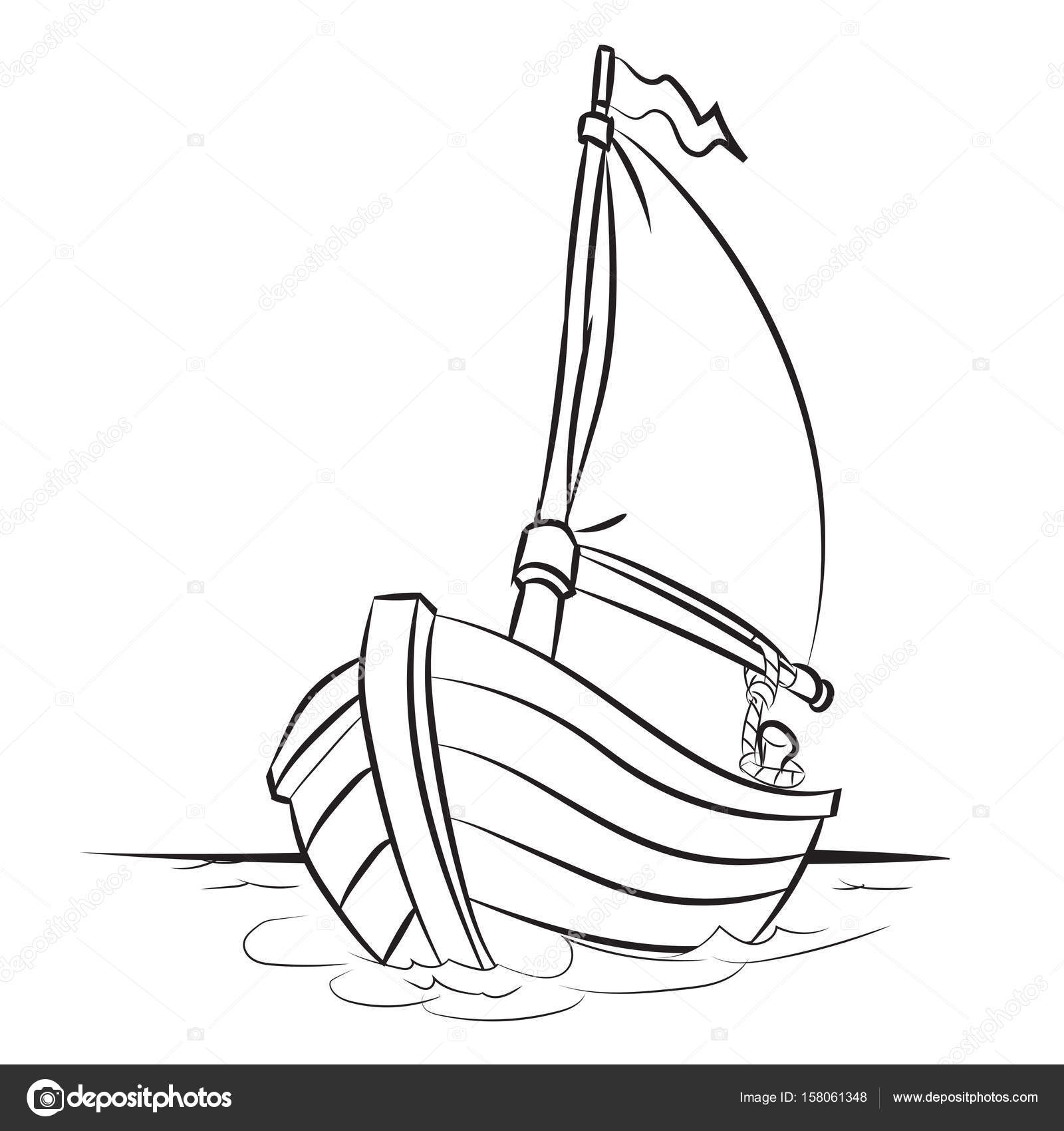 1600x1700 Boat Cartoon