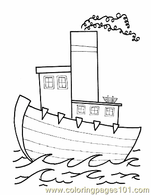 Boat Drawing For Kids