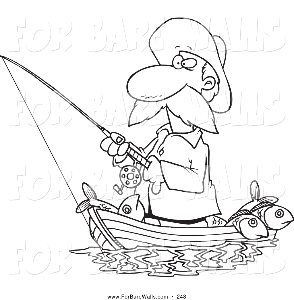 1024x1044 Fishing Boat Clipart Man Drawing
