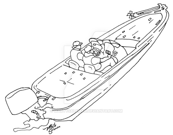 600x468 Simplified Bass Boat By Martysalsman
