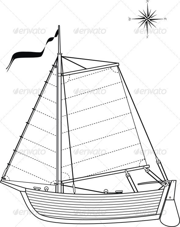 590x744 Sailing Vintage Boat By Advrt Graphicriver
