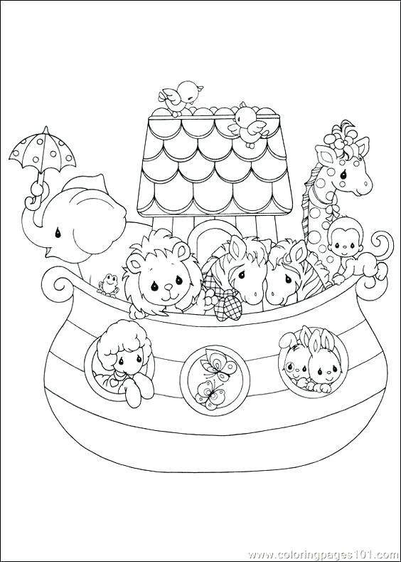 564x789 Simple Noah Coloring Page Best Of Ark Pages Plus With Rainbow As