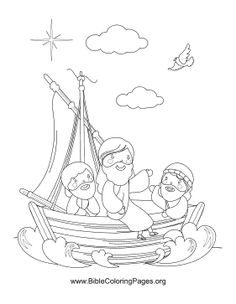 236x304 This Bible Coloring Page Reflects The Story Of Jesus Walking
