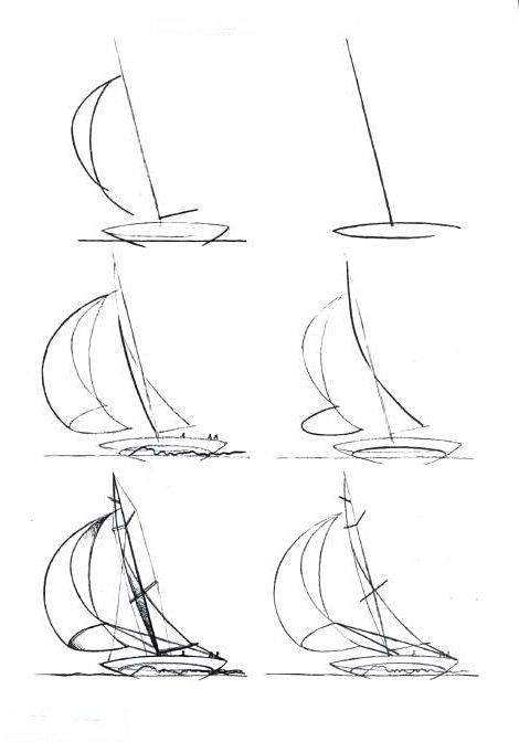 470x672 How To Draw A Boat Step By Step 2 How To Draw Amp Paint Natures