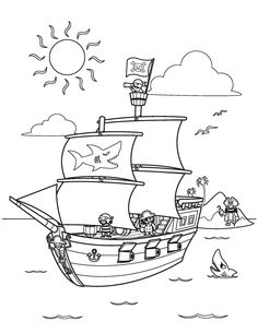 236x305 Simple Pirate Ship Drawing How To Draw Pirate Ships